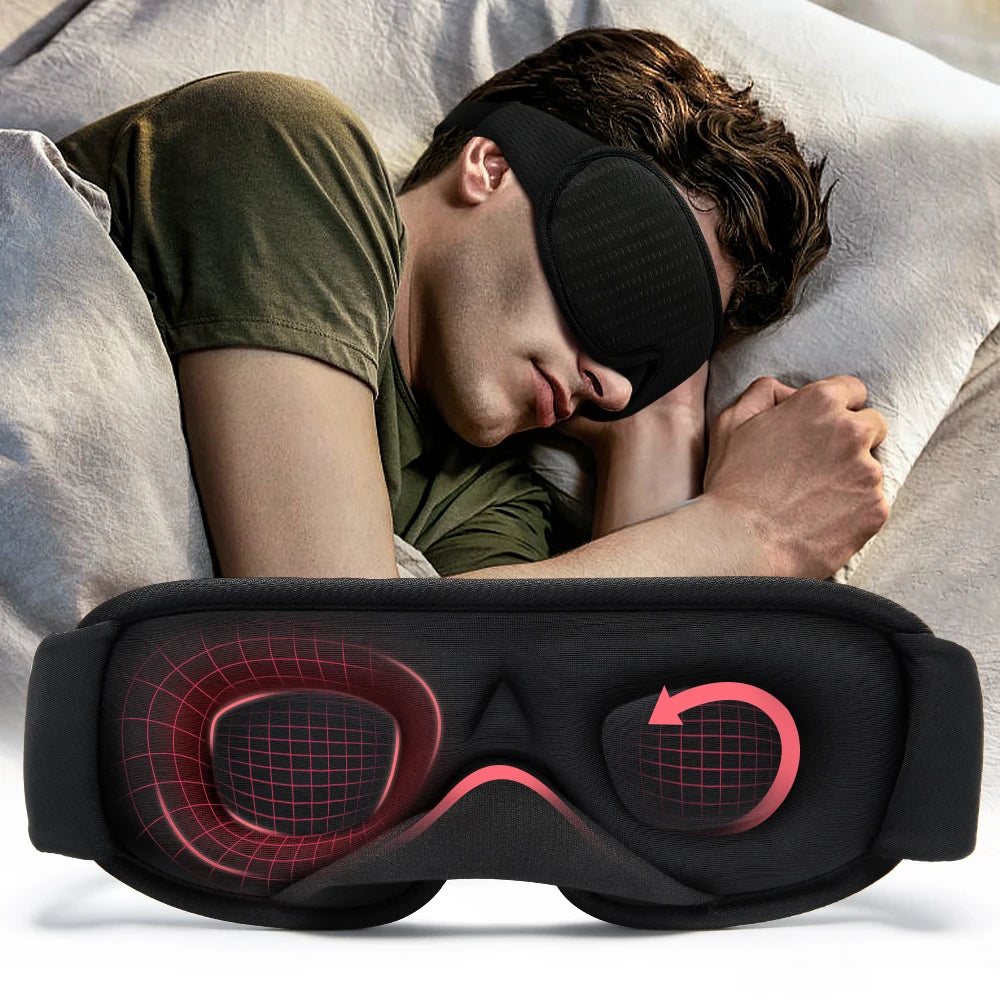 Side Sleeper Blackout Bear Mask